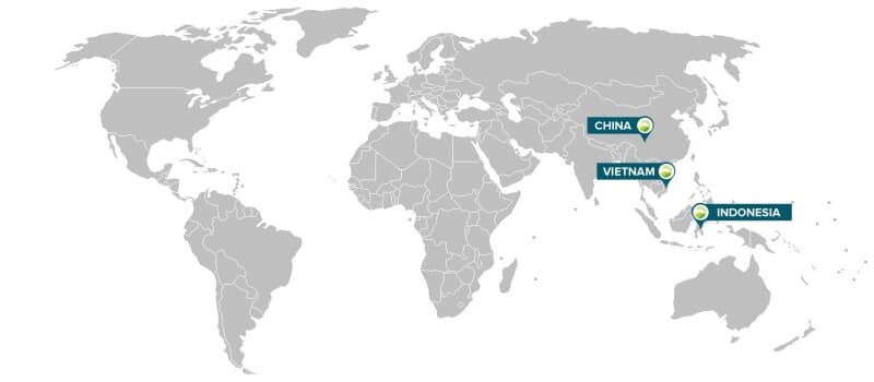 Product origin map