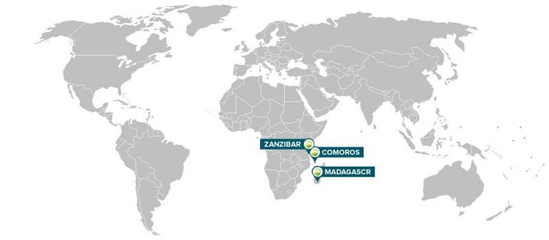 Product origin map