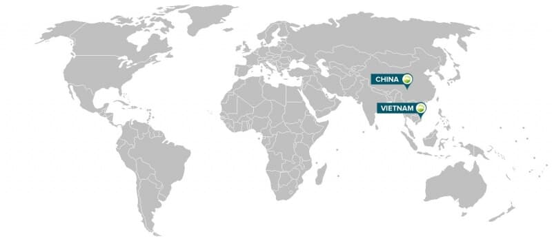Product origin map